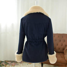 Warm Double-Breasted Wool Blend Jacket Woman Clothes Solid Long Slim Plus Size Women's Jackets And Coats J4U66