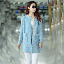 Women Sweaters Pullovers Shiny Crystal Beading O-neck Knitted Sweaters Women Elegant Casual Pullovers Warm Knitwear J4U66