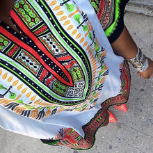 women african festival dashiki shirt kaftan boho hippe gypsy festival tops party dress J4U66