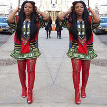 women african festival dashiki shirt kaftan boho hippe gypsy festival tops party dress J4U66