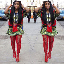 women african festival dashiki shirt kaftan boho hippe gypsy festival tops party dress J4U66