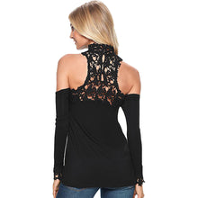 women blouses long sleeve hollow out crochet casual lace tops plus size shirts women lace blouse blusa J4U66