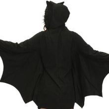 women halloween bat costume dress hooded zipper long sleeve cosplay sexy adult uniform mini dress black deguisement adultes J4U66