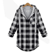 Hoodies Plaid Cotton Pullovers Coat Long Sleeve Sweatshirts XL-XXXXL Suit Y8 J4U66