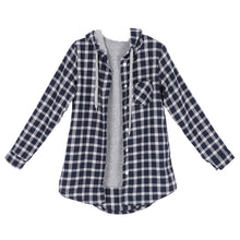 Hoodies Plaid Cotton Pullovers Coat Long Sleeve Sweatshirts XL-XXXXL Suit Y8 J4U66
