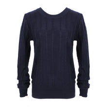 Women Lady Long Sleeve Round Neck Twisted Knit Sweater Pullover Jumper Tops J4U66