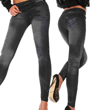 Women New Fashion Classic Stretchy Slim Leggings Sexy imitation Jean Skinny Jeggings Skinny Pants J4U66