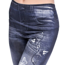 Women New Fashion Classic Stretchy Slim Leggings Sexy imitation Jean Skinny Jeggings Skinny Pants J4U66
