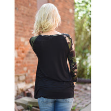 Women O Neck Camouflage Printed Loose Long Sleeve T-shirt Ladies Casual Tops Blusas Femininas Plus Size S-XL J4U66
