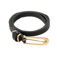 women pu faux leather belt  ladies metal buckle cinturon straps girls accessories ceinture femme J4U66