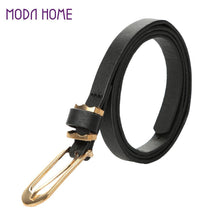 women pu faux leather belt  ladies metal buckle cinturon straps girls accessories ceinture femme J4U66
