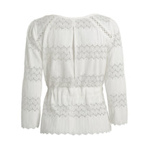 women sexy backless hollow out blouse ladies white long sleeve tops scalloped hem cuff blusas femininas J4U66