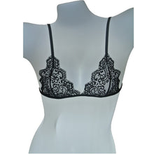 women sexy floral lace triangle bra bustier sheer bralette unpadded camis crop top lady bras clothes J4U66