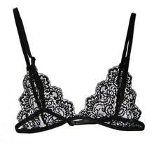 women sexy floral lace triangle bra bustier sheer bralette unpadded camis crop top lady bras clothes J4U66