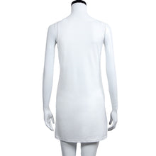 women dresscolor block casual mini dress ladies sleeveless patchwork party dresses plus size vestidos xxxxxl J4U66