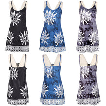 Women Sunflower Print Dress Floral Ethnic Casual Dresses Boho Sunflower Animal Dress J4U66