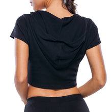 women two piece set top and pants hoodies o neck short sleeve crop top set slim clothes suit set crop top and trousers set J4U66