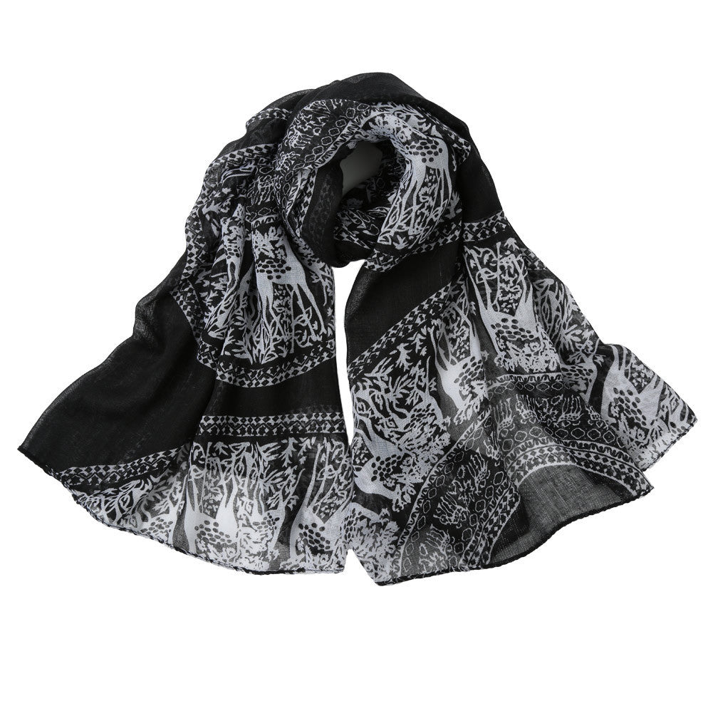 women long scarf shawl traditional totem print foulard vintage soft warm scarf luxury ladies scarves pashmina J4U66