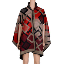 women polyester square scarf pashminas bordadas long scarf poncho square print armhole cape shawl scarves pashmina J4U66