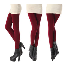women warm spandex leggings solid thick velvet leggin high elastic skinny bodycon workout pants candycolor jeggings J4U66
