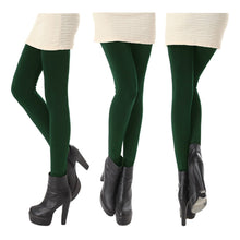women warm spandex leggings solid thick velvet leggin high elastic skinny bodycon workout pants candycolor jeggings J4U66