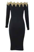 womens dress slim bodycon midi dresses sexy pencil dresses vestidos applique black off shoulder elegant lace dress J4U66