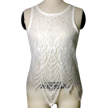 Womens Lace Crop Top Sexy T-shirts Vests Blusas Hollow Out Lace Crochet Tank Top Camisole Lace VCami Floral Tees Shirts J4U66