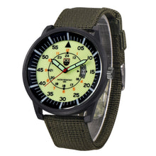 XIQuartz Watch Military Mens Quartz Army Watch Black Dial Date Luxury Sport Nylon Band Wrist Watch Relogio Masculino J4U66