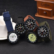 XIQuartz Watch Military Mens Quartz Army Watch Black Dial Date Luxury Sport Nylon Band Wrist Watch Relogio Masculino J4U66