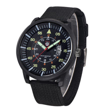 XIQuartz Watch Military Mens Quartz Army Watch Black Dial Date Luxury Sport Nylon Band Wrist Watch Relogio Masculino J4U66