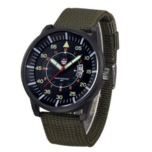 XIQuartz Watch Military Mens Quartz Army Watch Black Dial Date Luxury Sport Nylon Band Wrist Watch Relogio Masculino J4U66