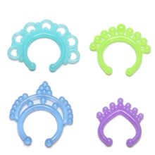 charm circular barbell mixed glow in the dark with multi patterns nose ring J4U66