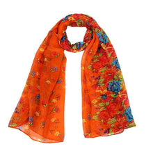 wonderful flower long soft scarfs wrap shawl for elegant women han edition scarf scarves shawls  J4U66