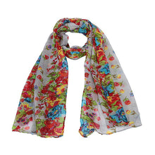 wonderful flower long soft scarfs wrap shawl for elegant women han edition scarf scarves shawls  J4U66