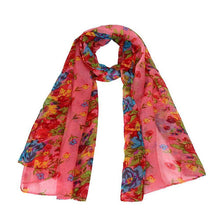 wonderful flower long soft scarfs wrap shawl for elegant women han edition scarf scarves shawls  J4U66