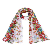 wonderful flower long soft scarfs wrap shawl for elegant women han edition scarf scarves shawls  J4U66