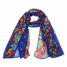wonderful flower long soft scarfs wrap shawl for elegant women han edition scarf scarves shawls  J4U66