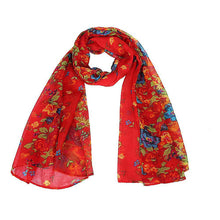 wonderful flower long soft scarfs wrap shawl for elegant women han edition scarf scarves shawls  J4U66