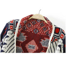 fall and clothes long sleeve cardigan knitting outwear loose shawl ladies thick coat women sweater J4U66