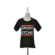 plus size o-neck women clothing t shirt hello bitches print short-sleeved t-shirt women top roupas femininas J4U66