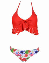 style sexy bra high neck bikini set print women swimwear bikinis crop top biquini swimsuit bathing suit k115 J4U66