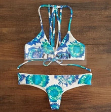 sey women bikini sexy lady print bikini set push up padded bra swimsuit swimwear plus up beachwearc J4U66