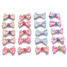 20Pcs Polka Dot Bowknot Hair Clip Barrettes LovelyBaby Girl Hair Clips Hair J4U66