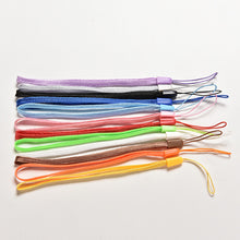 20Pcs Random Color Nylon wrist hand cell phone mobile chain straps keychain Charm Cords DIY Hang Rope Lanyard neck J4U66