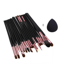20pcs makeup brushes set powder foundation eyeshadow eyeliner lip brush tool sponge beush J4U66