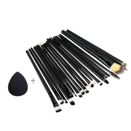 20pcs makeup brushes set powder foundation eyeshadow eyeliner lip brush tool sponge beush J4U66