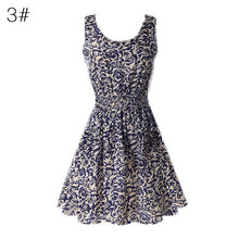 21 Colors New Sexy Women's Tank Chiffon Beach Dress Sleeveless Floral Mini Dresses M-XXL  J4U66