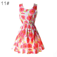 21 Colors New Sexy Women's Tank Chiffon Beach Dress Sleeveless Floral Mini Dresses M-XXL  J4U66