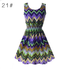 21 Colors New Sexy Women's Tank Chiffon Beach Dress Sleeveless Floral Mini Dresses M-XXL  J4U66
