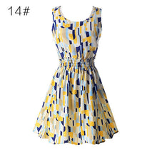 21 Colors New Sexy Women's Tank Chiffon Beach Dress Sleeveless Floral Mini Dresses M-XXL  J4U66